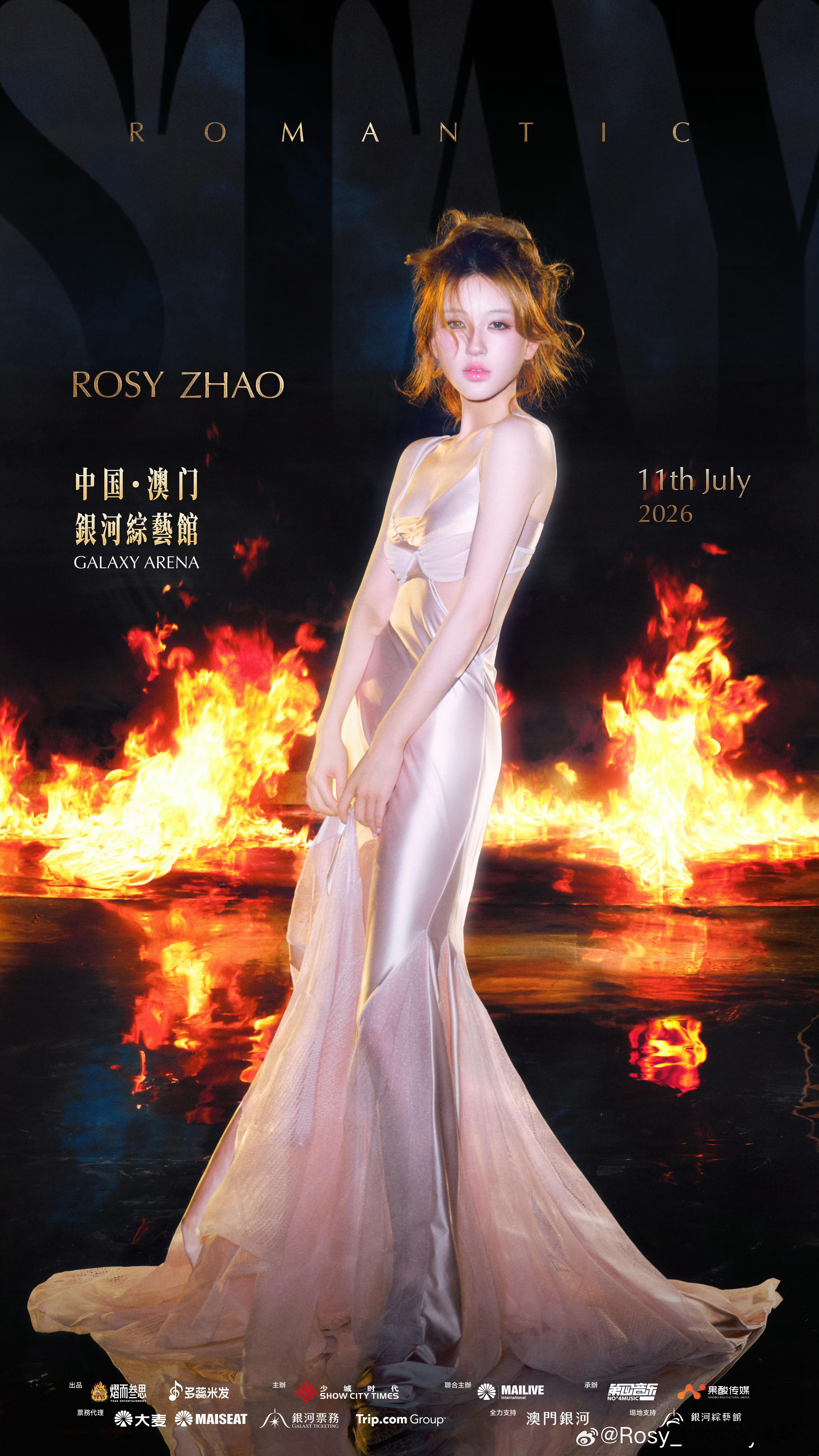赵露思  赵露思stayromantic澳门演唱会 破案了帶*的内场都是站坑想近