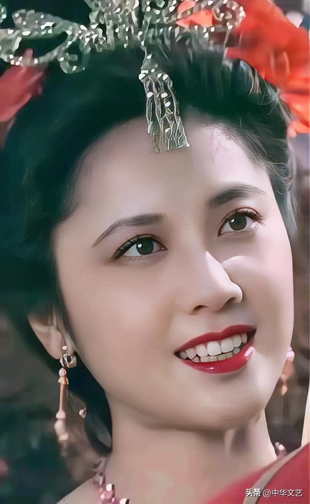 当年的女儿国国王真是“国色天香”，现实中唐僧的老婆陈丽华不能与之相比。