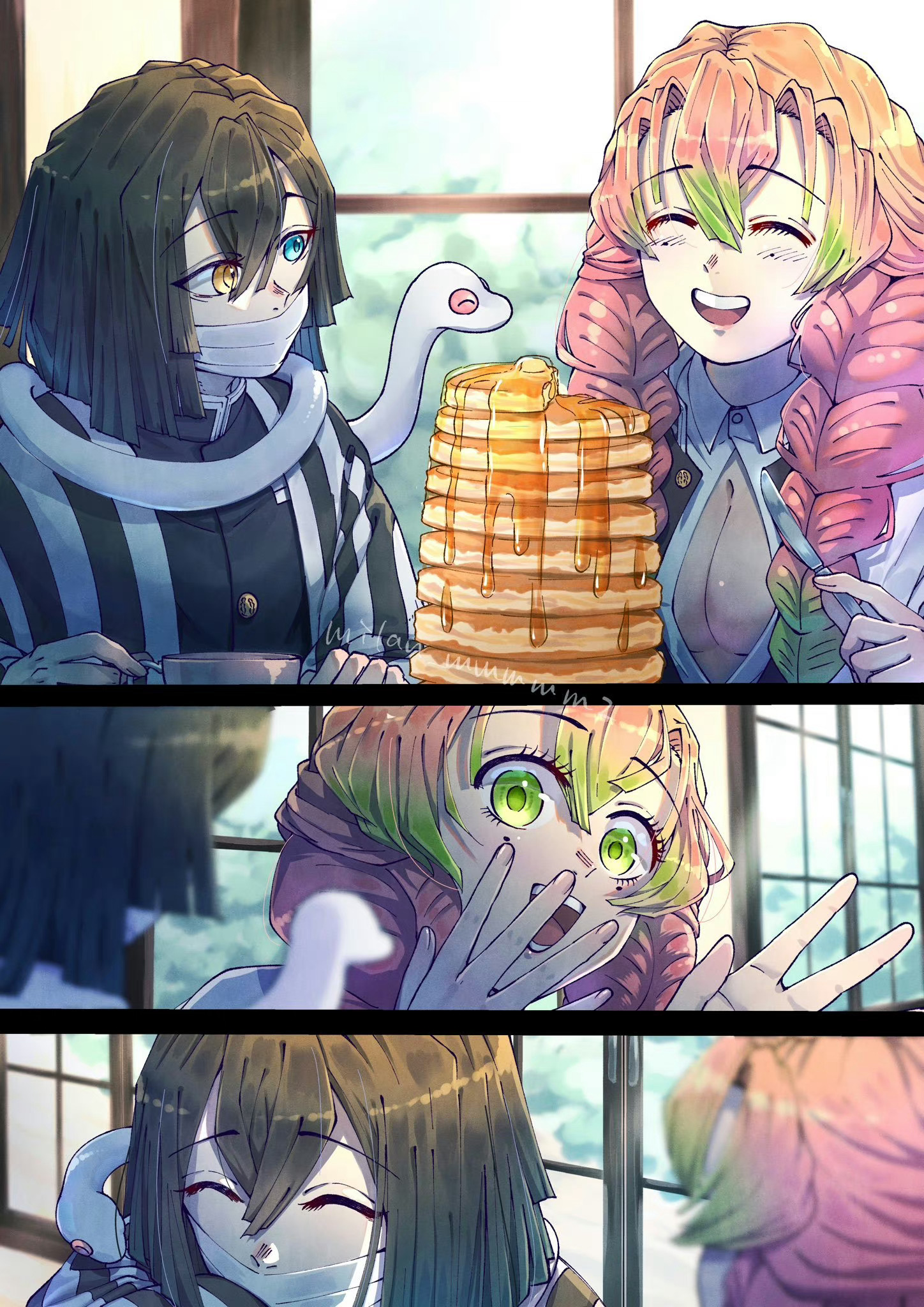 #鬼灭之刃# 好可爱的大家[羞嗒嗒][羞嗒嗒]（x:maamaaaa） ​​​