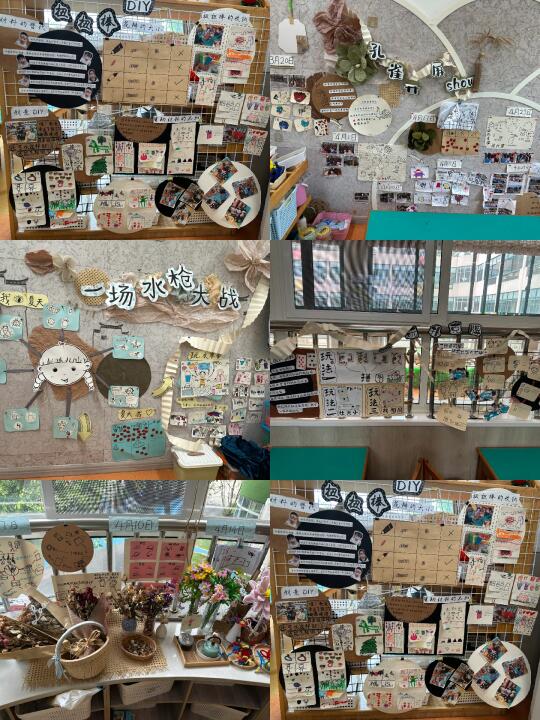 幼儿园思维可视化墙面环创｜深度学习游戏墙