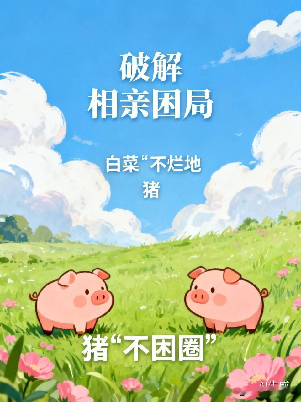 破解相亲困局：“白菜”不烂地，“猪”不困圈

“白菜烂地，猪困圈里”，这话虽逗，