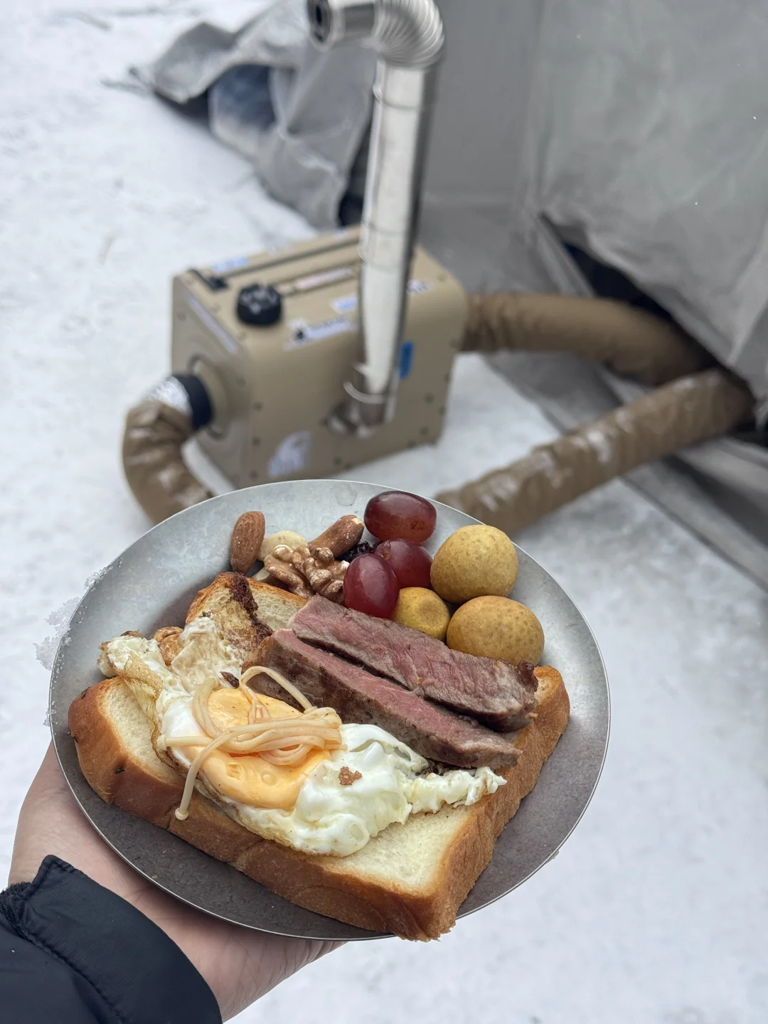 雪地露营初体验⛺️