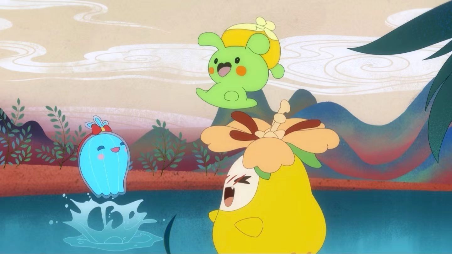  画面和音乐都很舒服，大世界逛起来很治愈，适合慢慢抓宠看风景。洛克王国世界开服