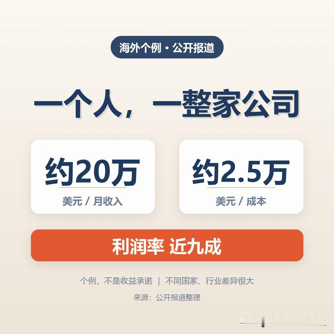 有个数字我盯了半天。
海外一个智能工具导航站，一个人主理，外面挂七八个外包，收录