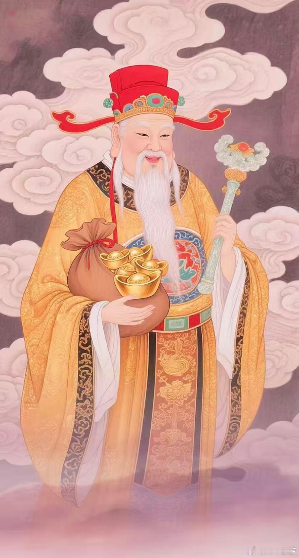 财神到，财源不断诚心恭迎财神进门，保佑工作生意收入稳定，订单源源不断，所有欠款顺