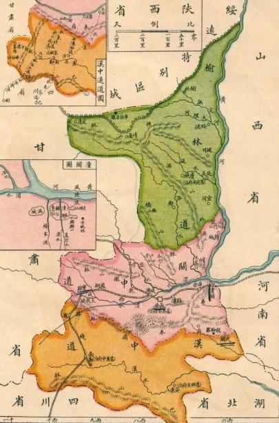 谁在撕扯陕北、关中与汉中？1923年正值北洋军阀混战之际，陕西依“省-道-县”三