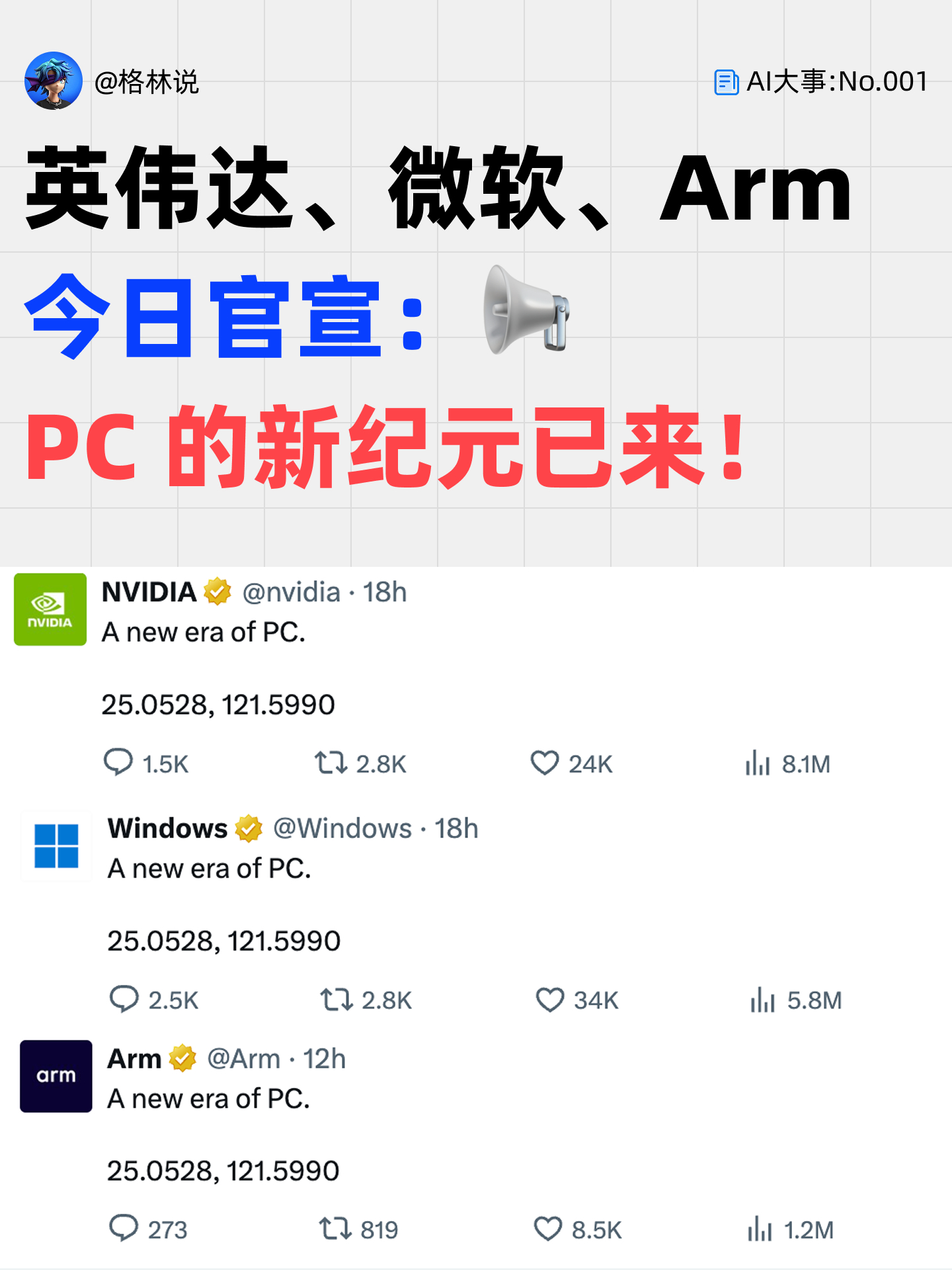 我去！英伟达和微软联手搞了波大的，这次要颠覆电脑了英伟达版的苹果 m 芯片马上就