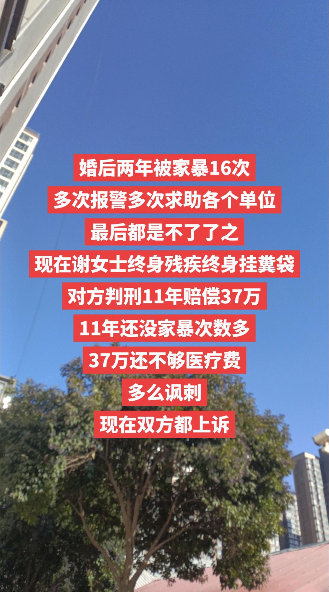 两年家暴16次终身残疾终身挂糞袋