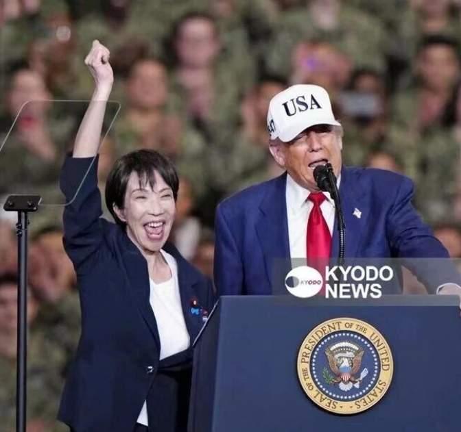 日本“第一先生”高市拓看到高市早苗的这些照片，会有什么样的感受？

高市早苗和山