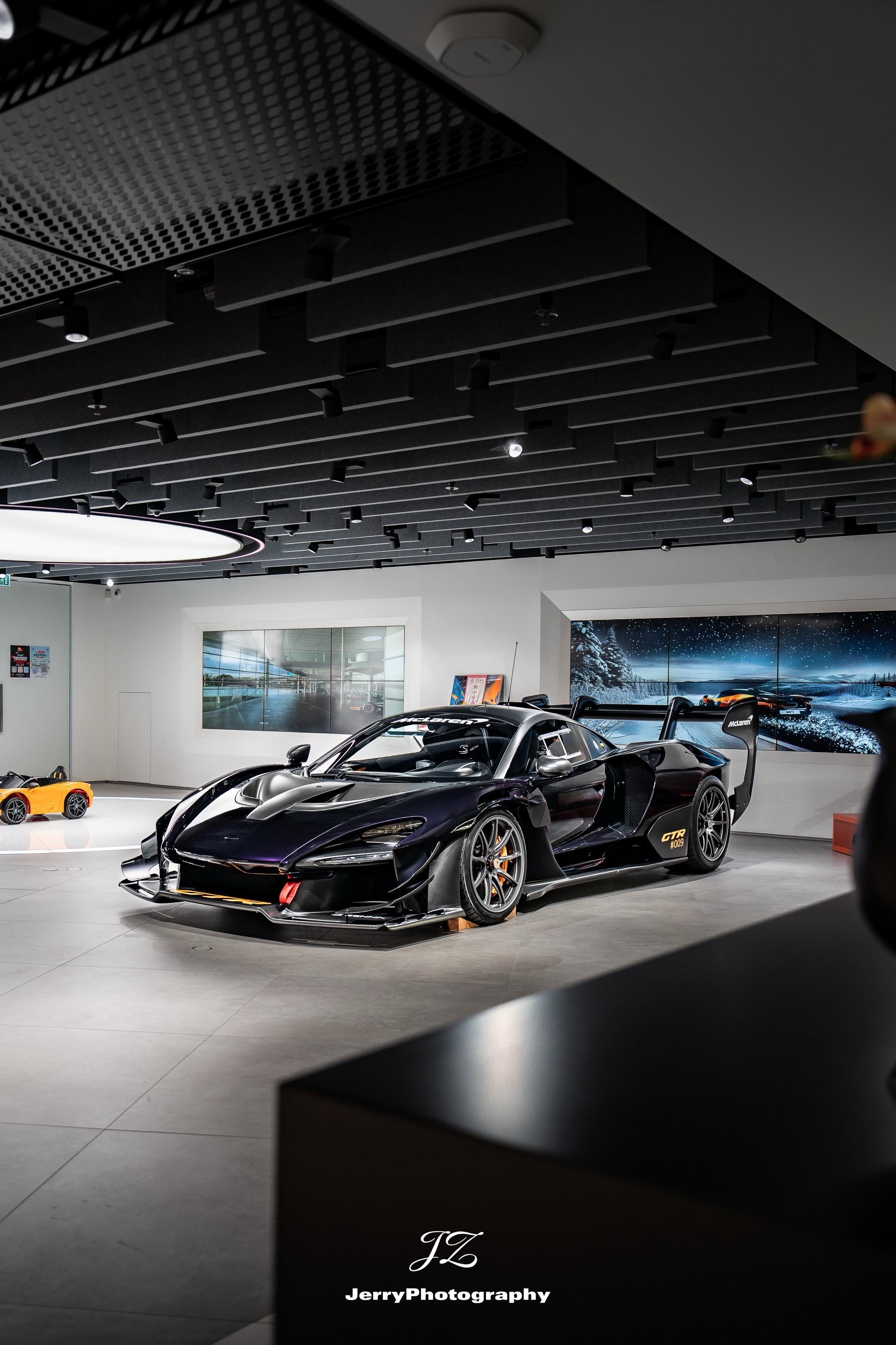 神的名字。Mclaren Senna GTR，第二次近距离观看一台塞纳GTR