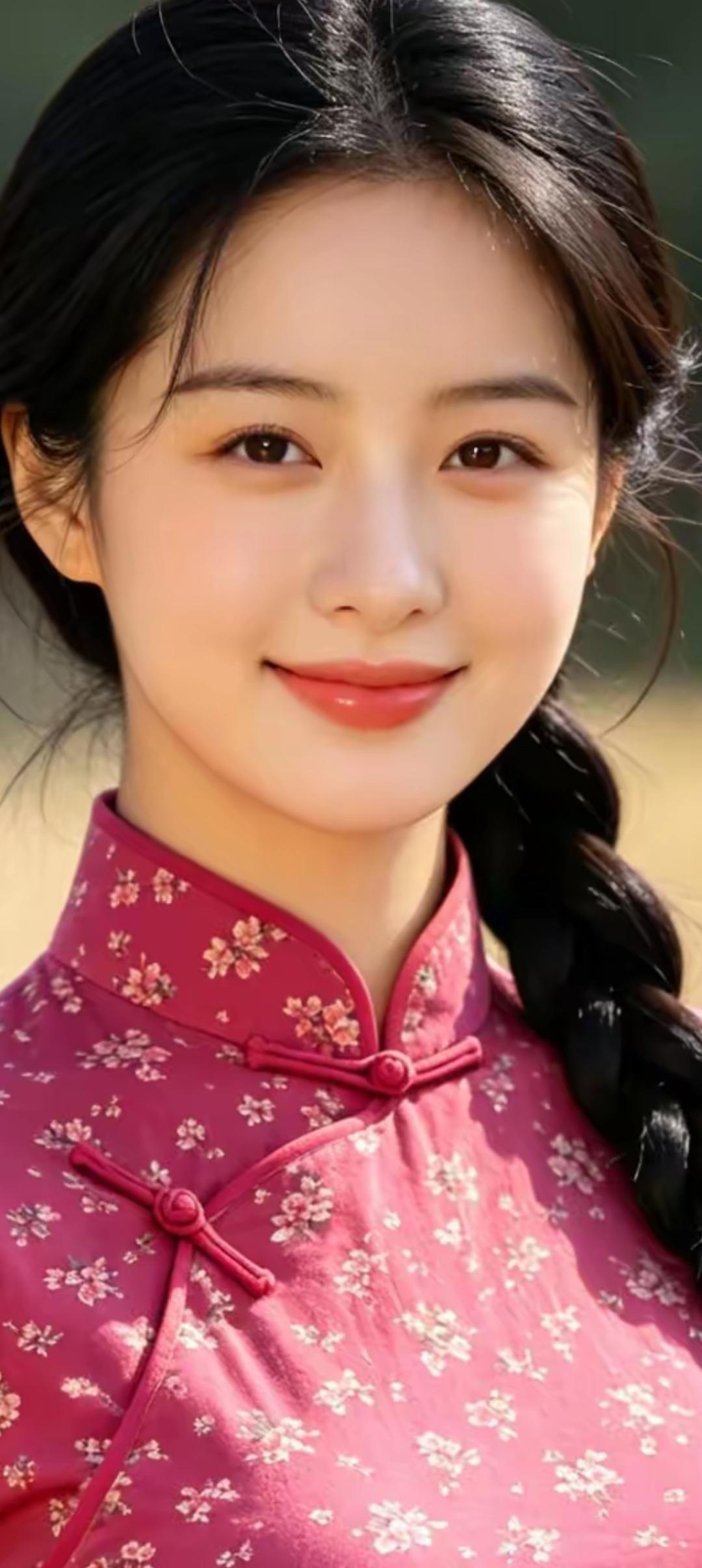 温柔甜美的汉服少女，笑靥如花，古风韵味十足！🌸💕