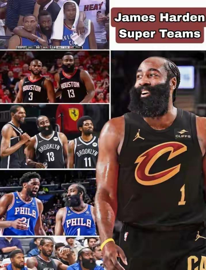 哈登去了他想去的每一支球队，还不能夺冠那就是他的问题了。

说起哈登换队这件事，