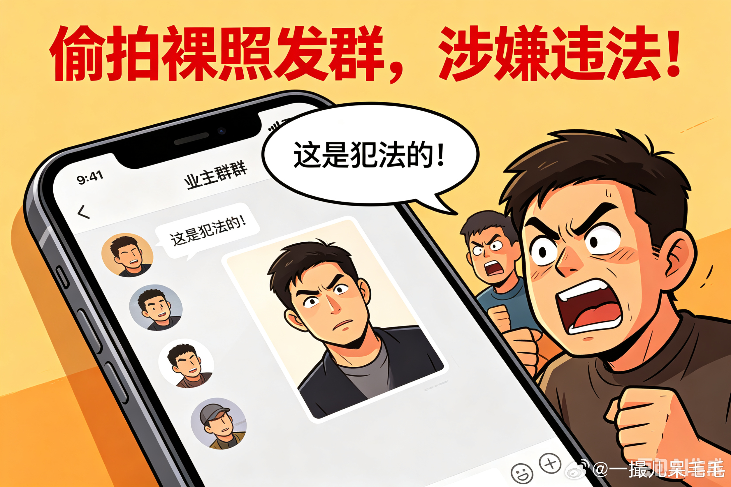 不少人误以为邻居居家裸露，拍下发群只是小事，实则多重违法。私人住宅属于法定私密空