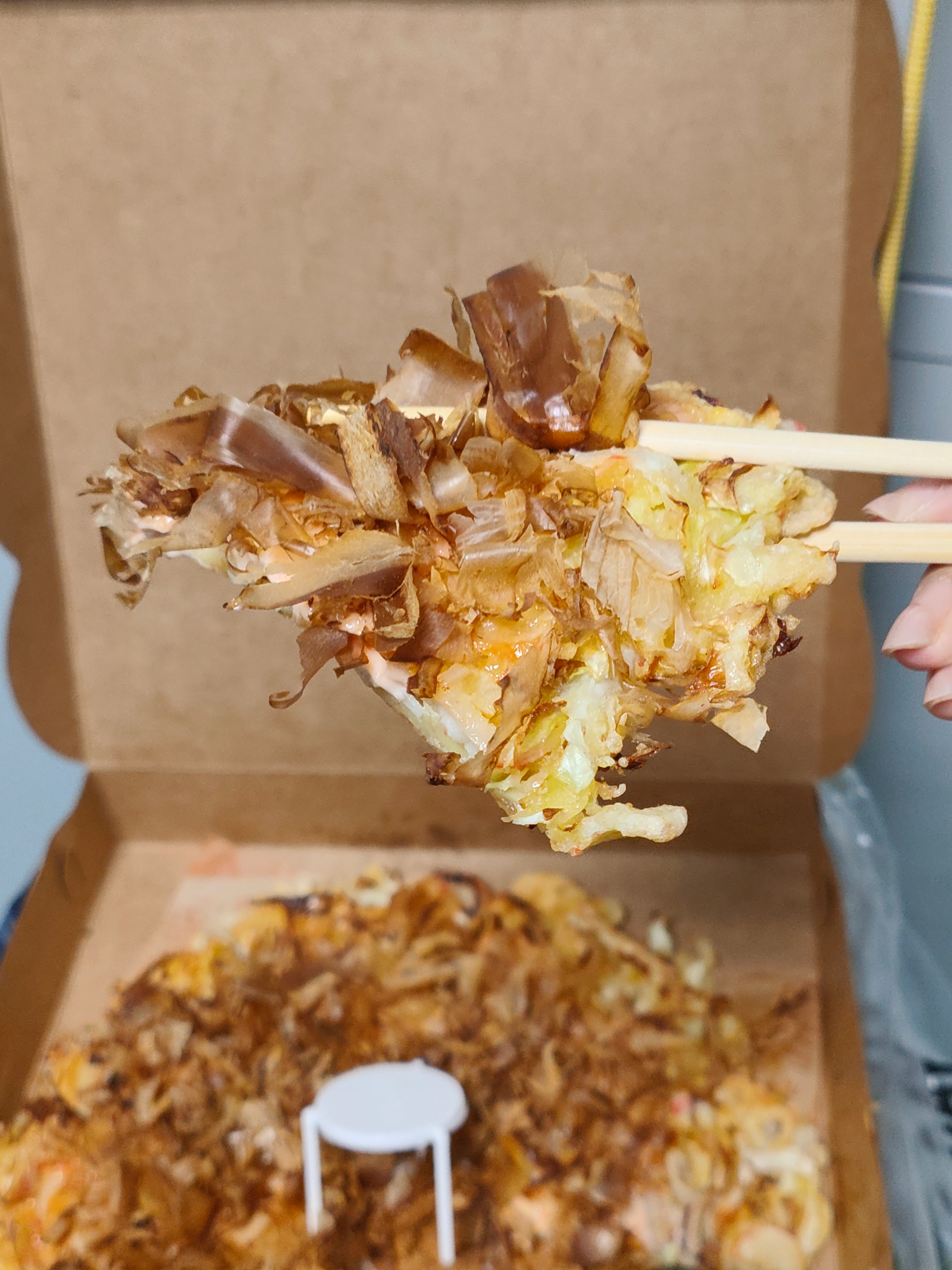 好！好！吃！！！！！！！！像一个巨大的章鱼小丸子 