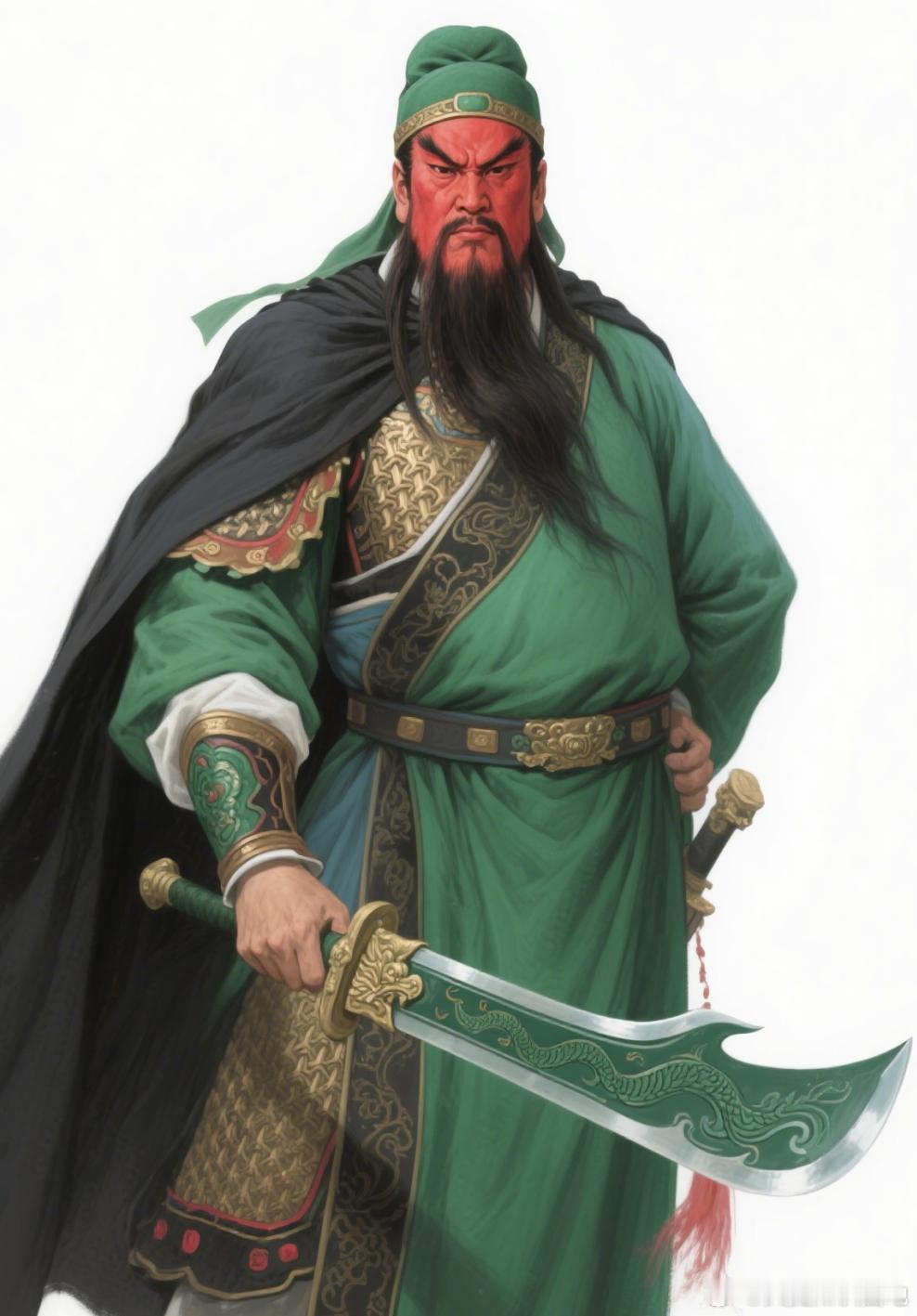 关羽被困麦城，临突围时，关平哭着紧紧拉住他的马缰：“父亲，小路定有吴军埋伏，走大