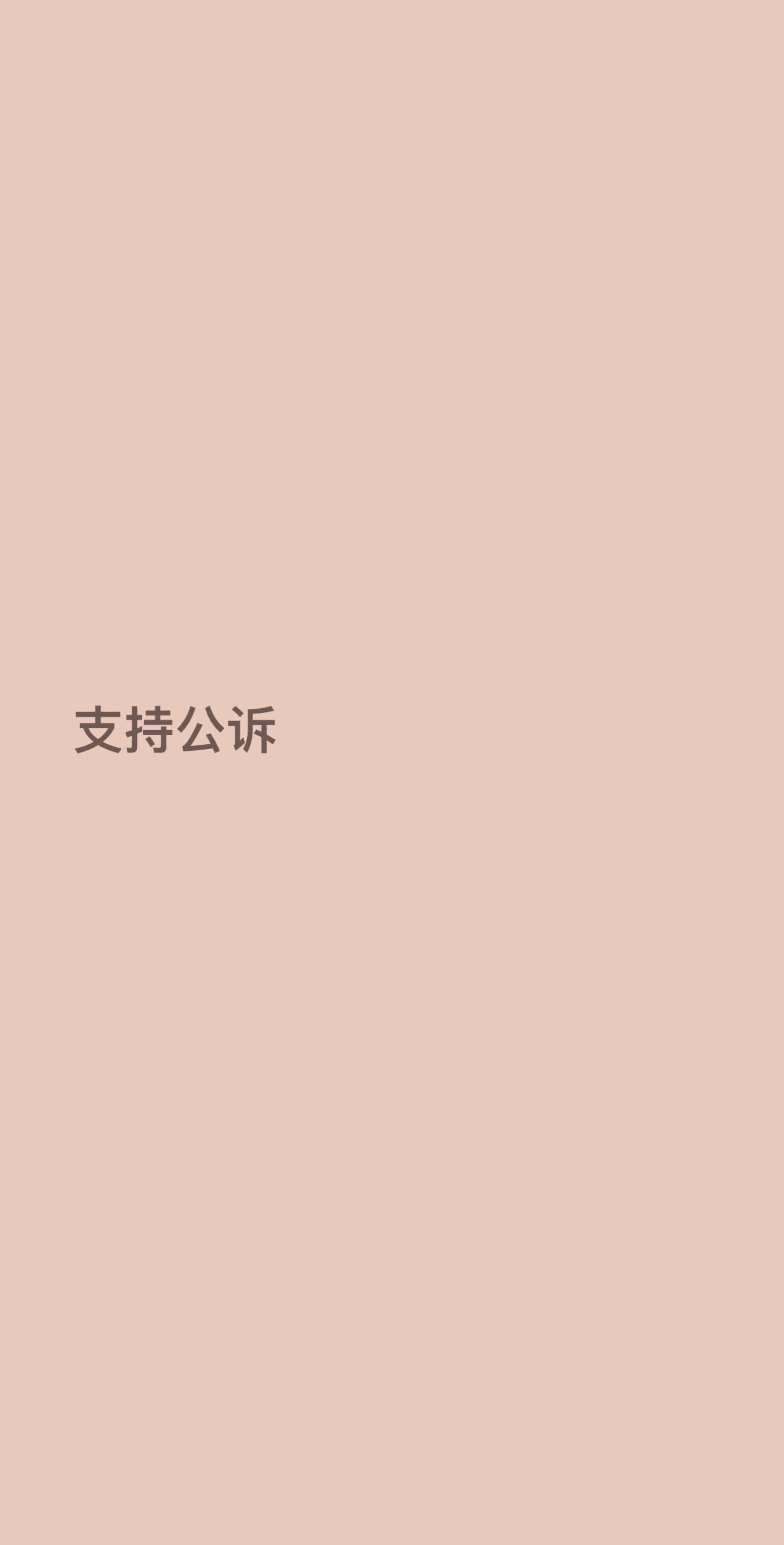 支持公诉