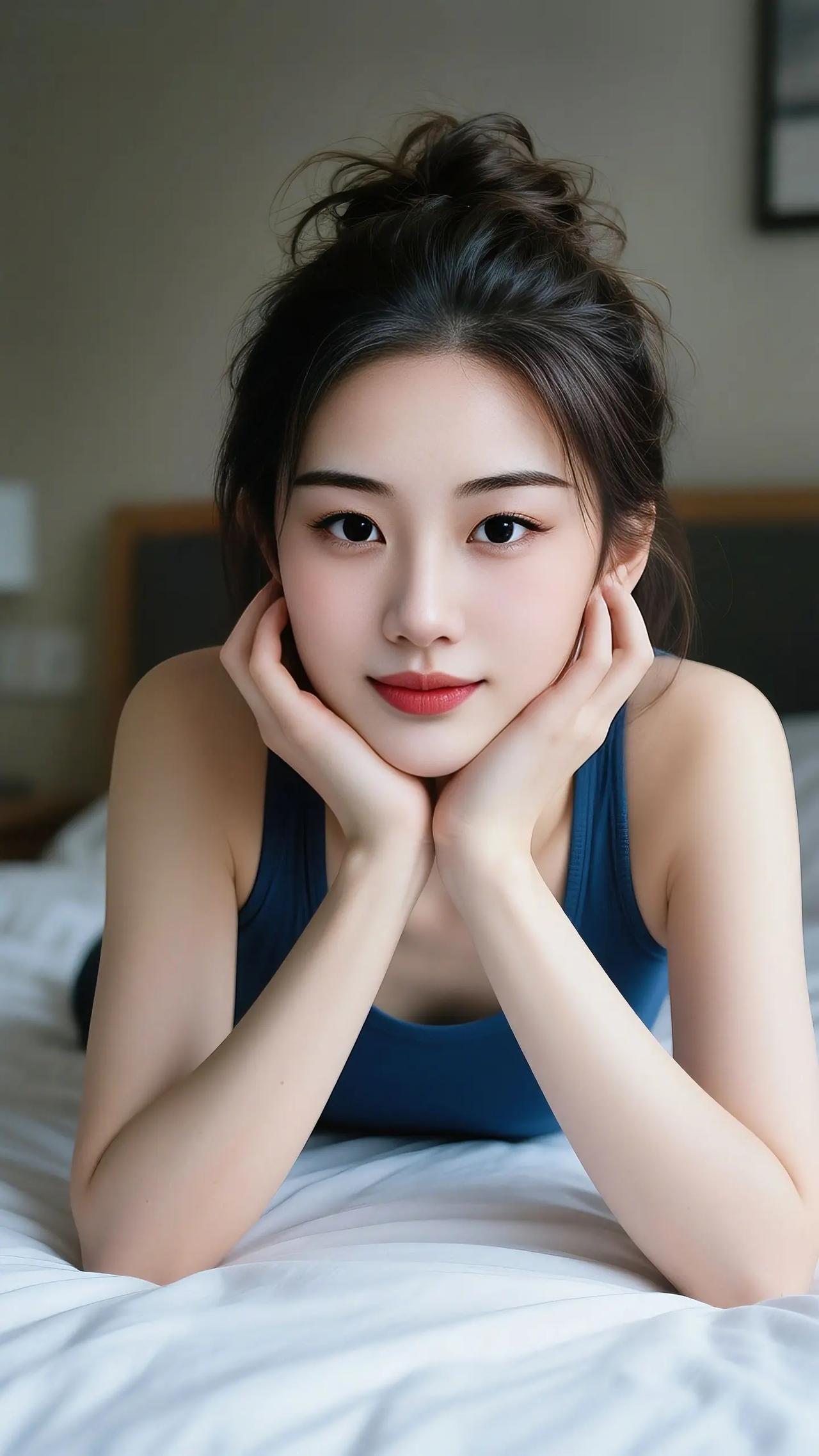 今日份的慵懒是被窝给的，素颜状态也能很松弛～宅家氛围感 素颜也能打