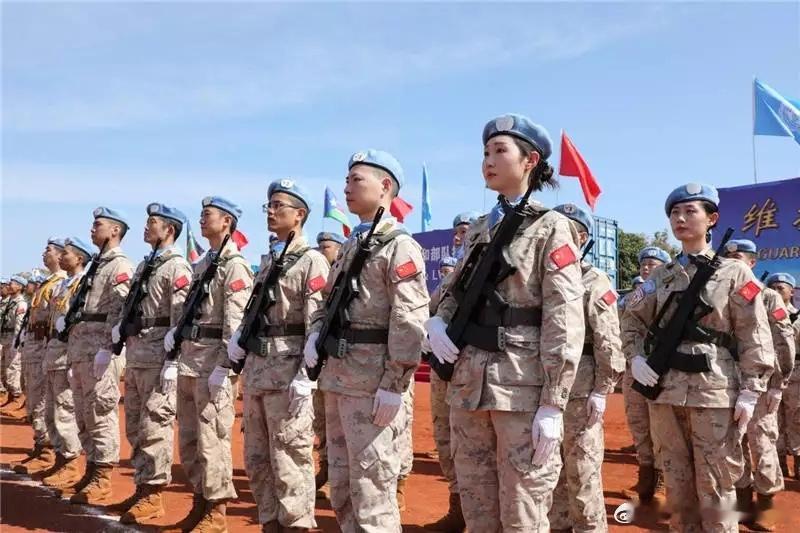 当地时间10月28日，中国第十五批赴南苏丹(瓦乌)维和部队授勋仪式在联合国驻南苏