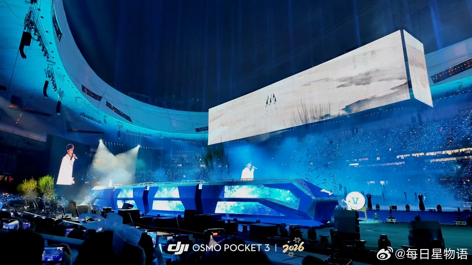 张杰鸟巢驭风歌开场 张杰鸟巢演唱会春晚分会场 鸟巢演唱会开场居然用《驭风歌》，太