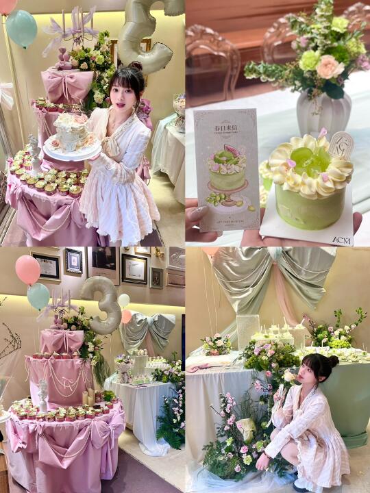 广州！！！绝美0r生日布景蛋糕店💐好浪漫…