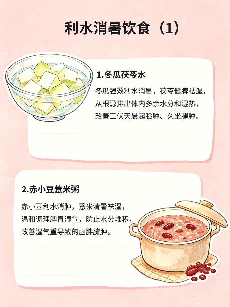 三伏天虚胖浮肿？利水消暑饮食，轻松消水肿
三伏天高温高湿，湿气泛滥，很多人明明不