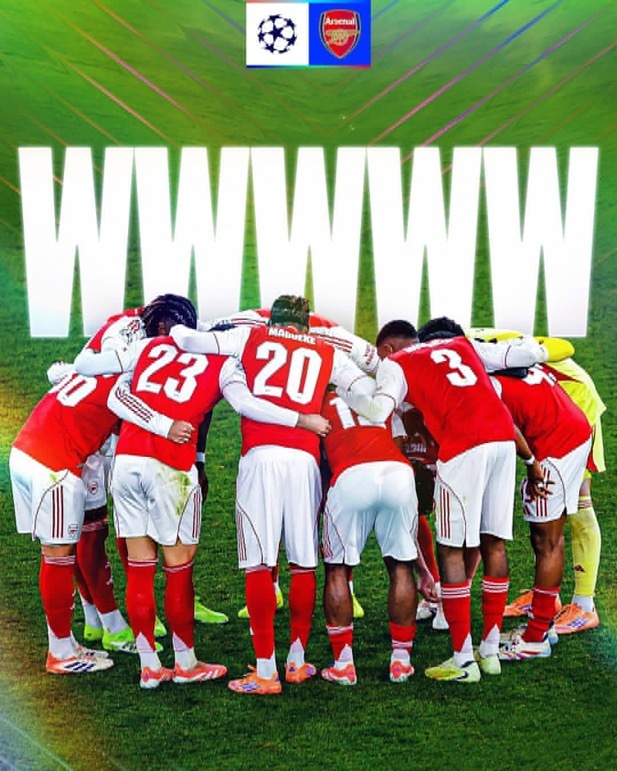 歐聯賽事5連勝，「兵工廠」勢不可當！！💥💣 