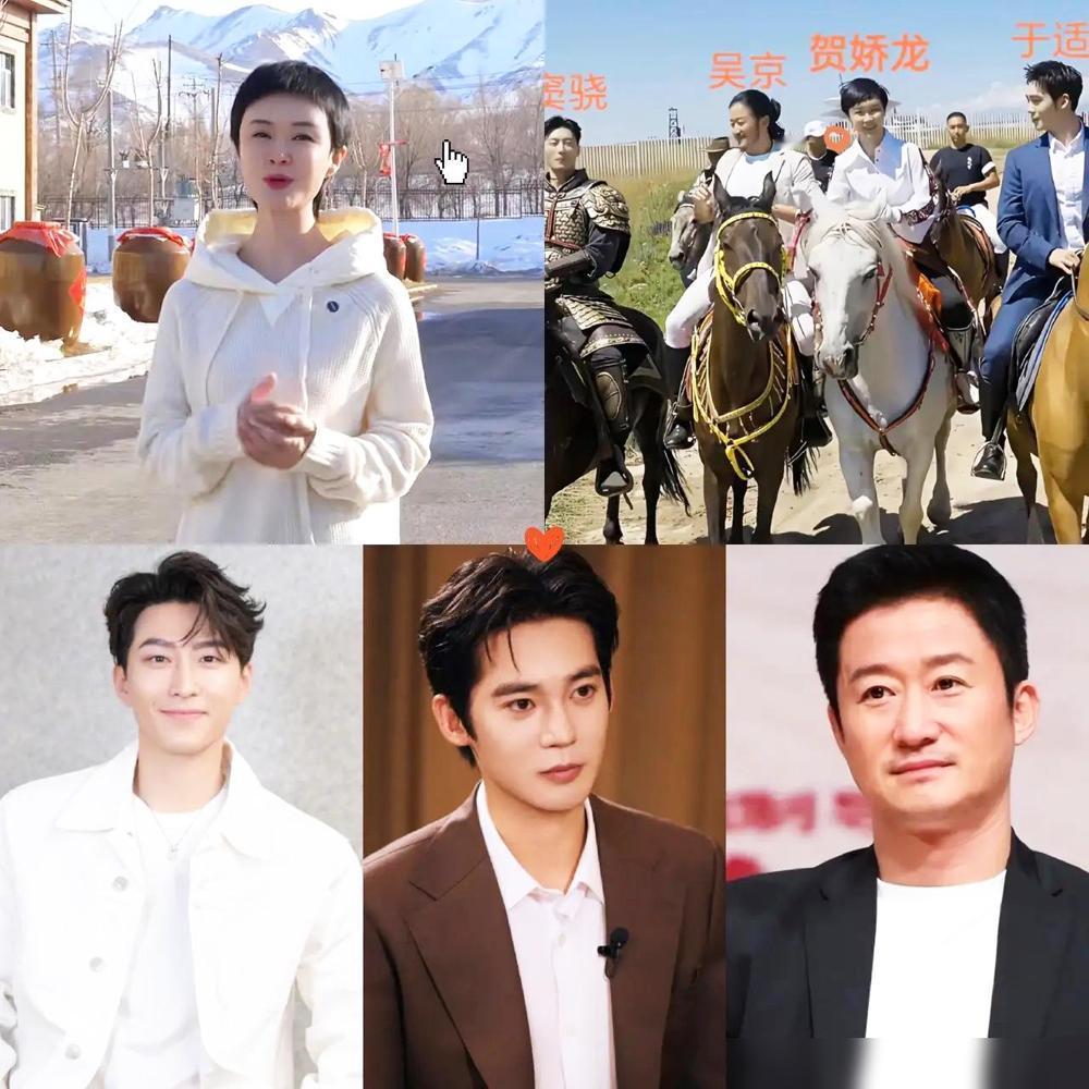 果然是戏子无情！

谁也没想到47岁贺娇龙离世后，

去年昭苏天马节和她同框万马