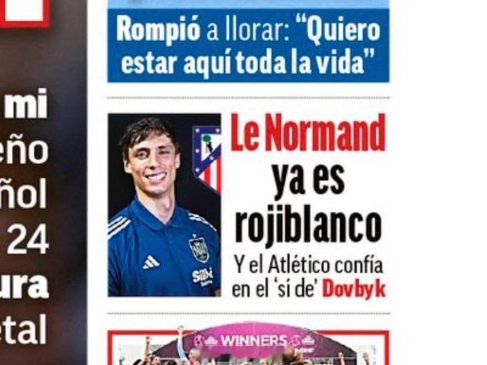 marca还在说马竞相信多夫比克呢[笑cry] ​​​