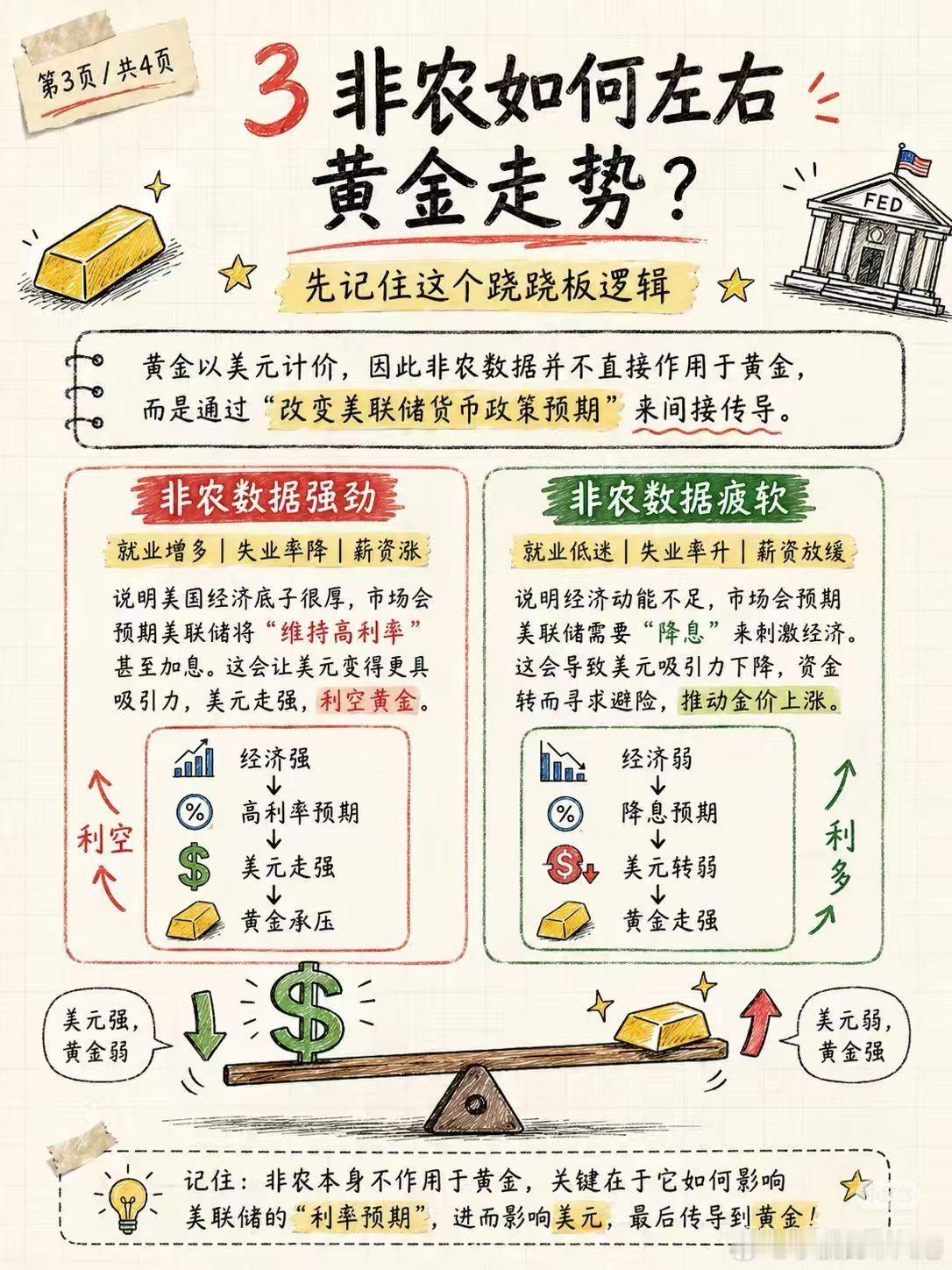 今晚20:30，本月最重磅的大非农数据准时落地。非农就业、失业率、平均薪资三箭齐