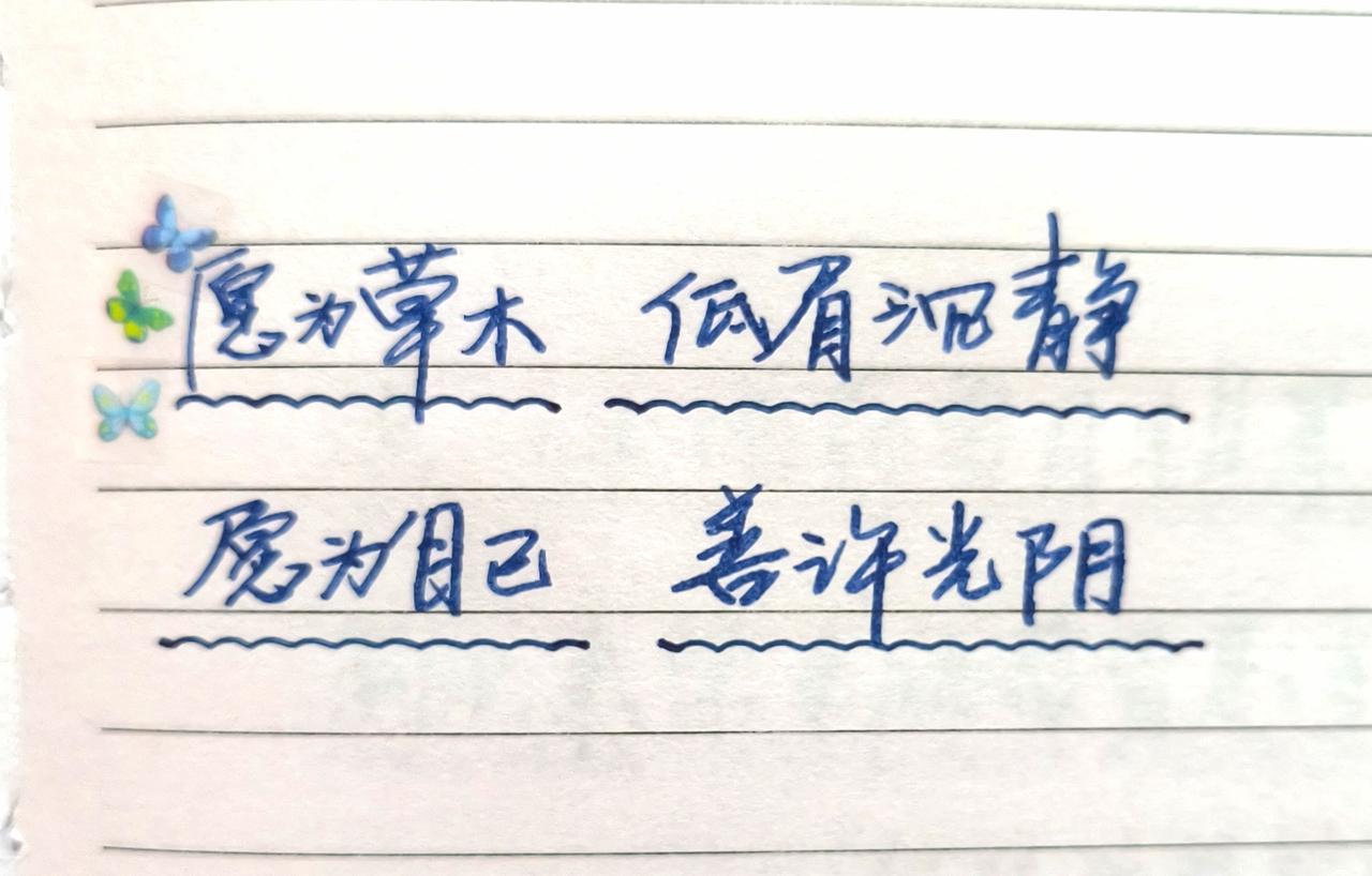 手写 每日分享 写字是一种生活 治愈 诗情画意