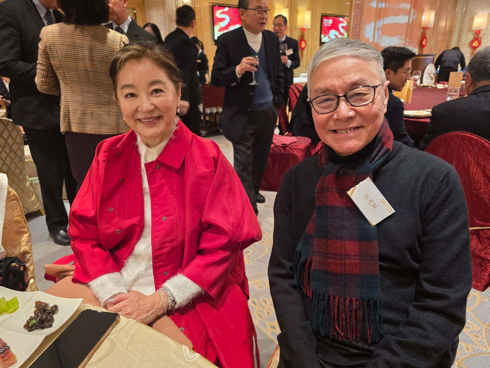 林青霞阮兆輝喜相逢。跨年电影愿