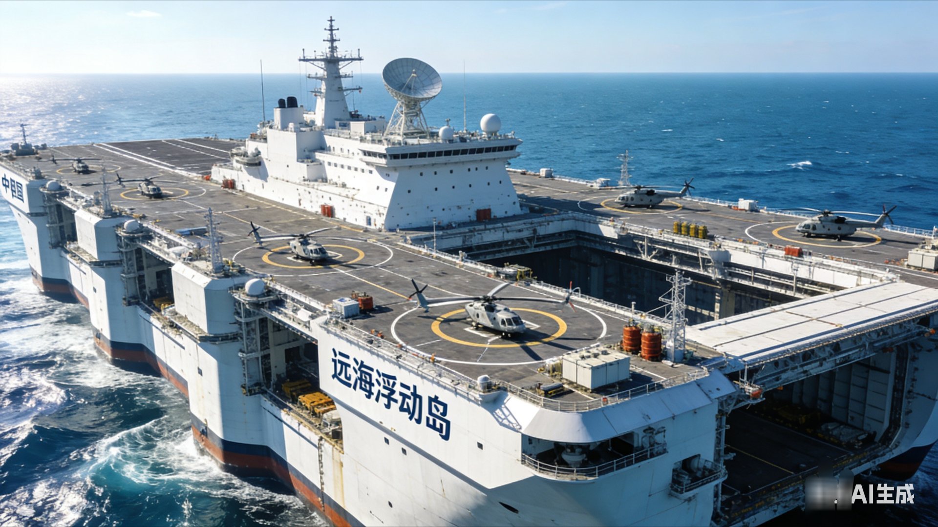 我国今天启动建设“远海浮动岛”！科普一下：它是一座超大型海上科研平台，可深远海持