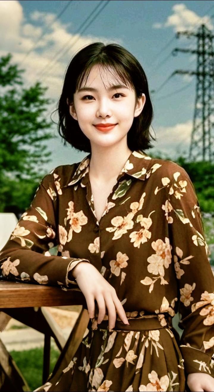 AI扩图 AI绿野佳人