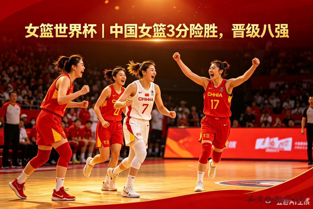 🏀女篮世界杯附加赛：中国女篮75-72险胜波多黎各，晋级八强
 
北京时间9月