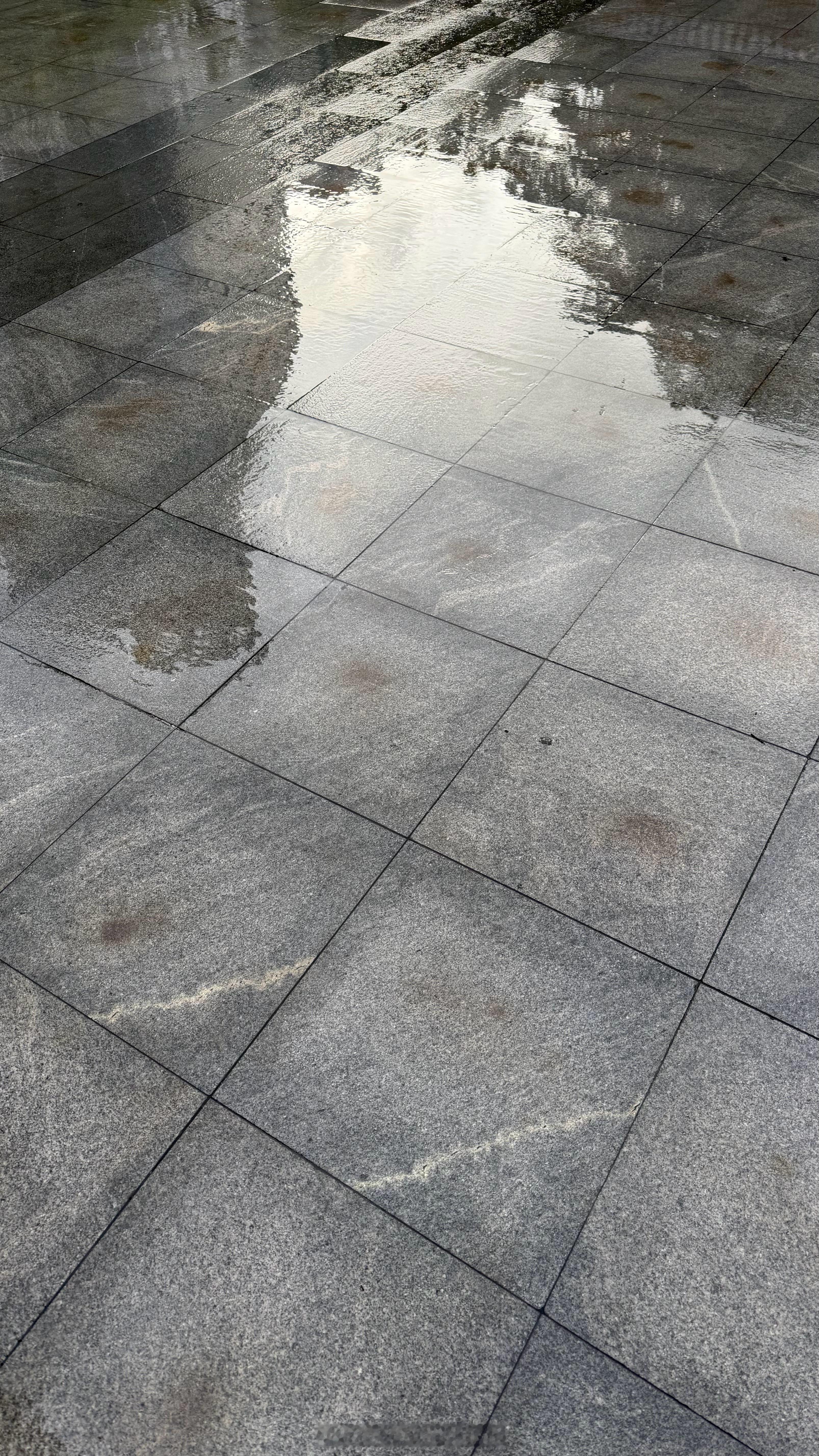我是有点运气在身上的，刚起床的时候外面下暴雨下的能见度为零，结果等我出门，已经雨