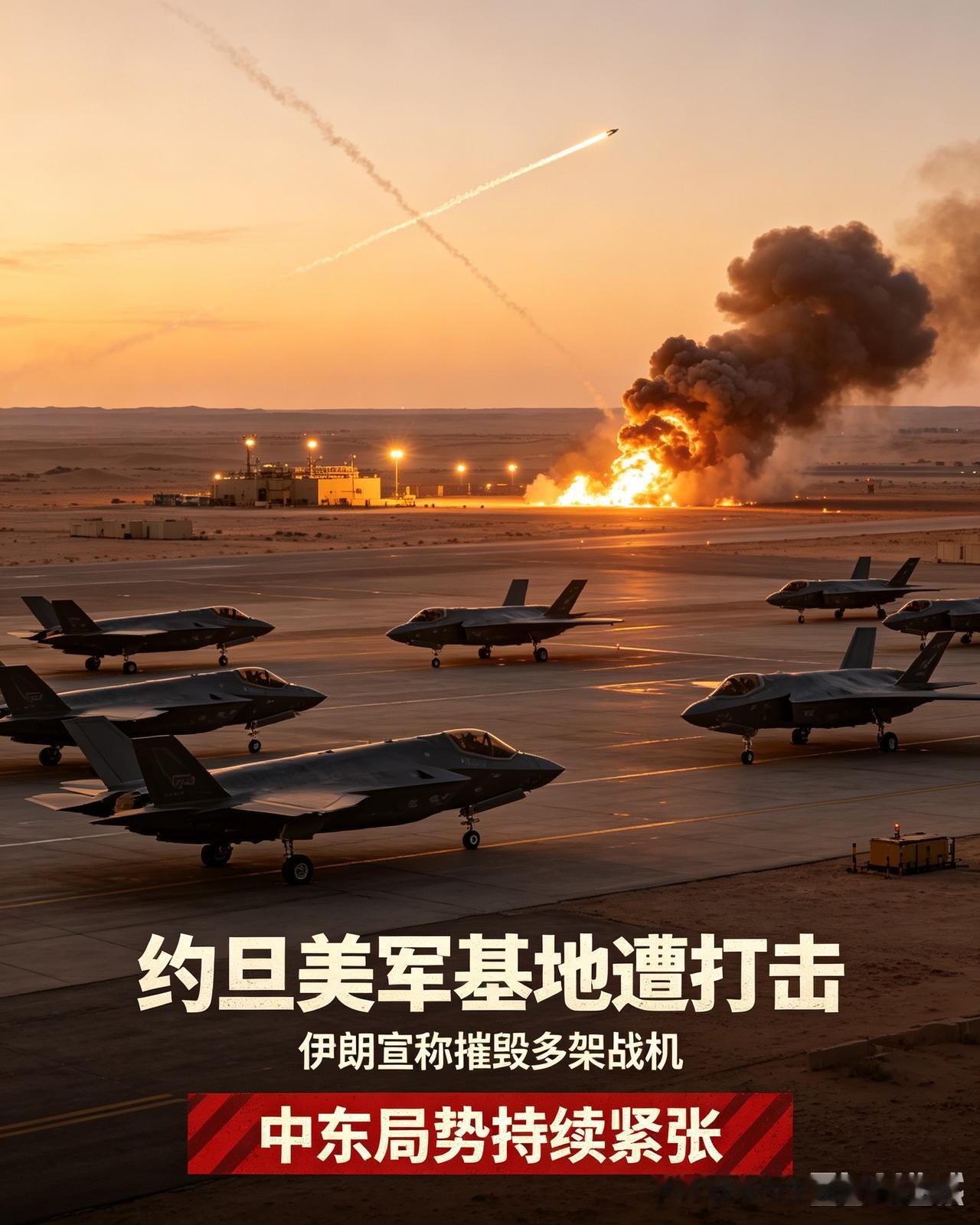 中东冲突再度升级，美方先用约旦基地空袭伊朗民居，造成平民一家三口遇难。伊朗随即发