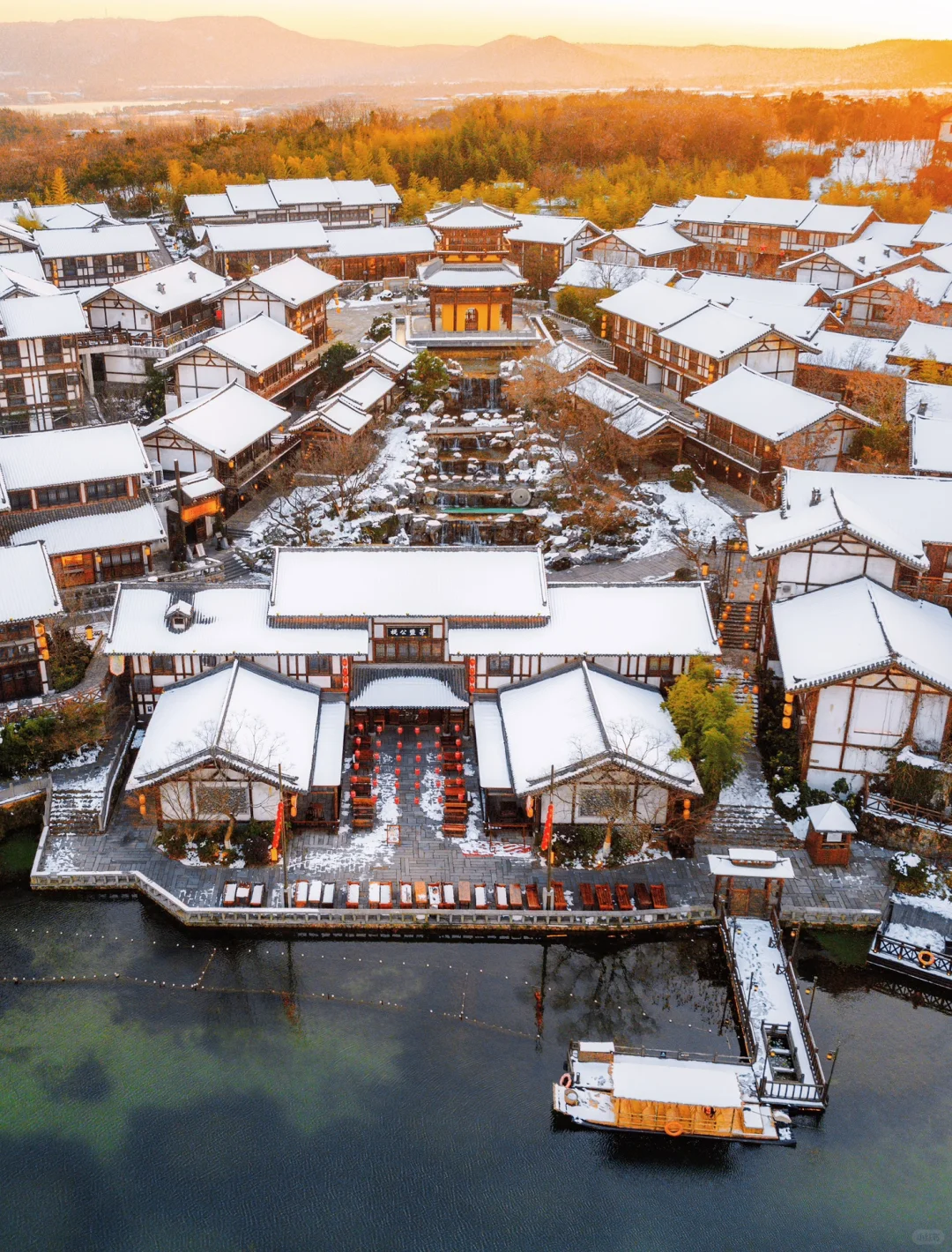 比起北京故宫雪❄️我更爱古镇跨年看雪