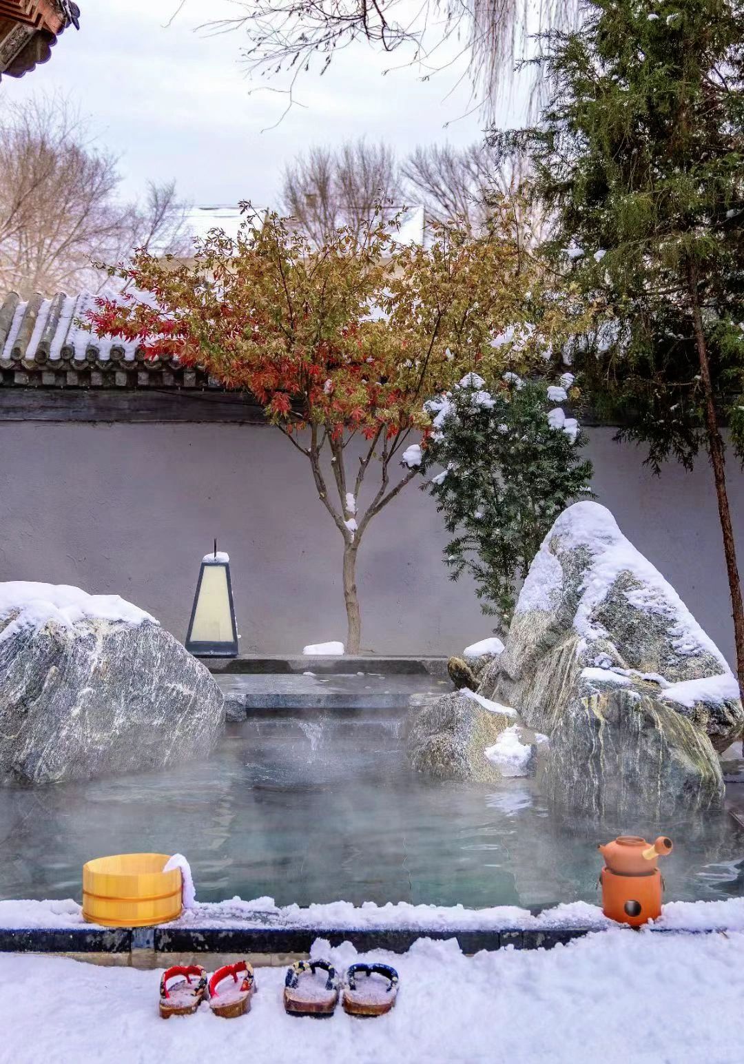 北京私汤｜ 独立温泉小院 一瓢温泉度假民宿