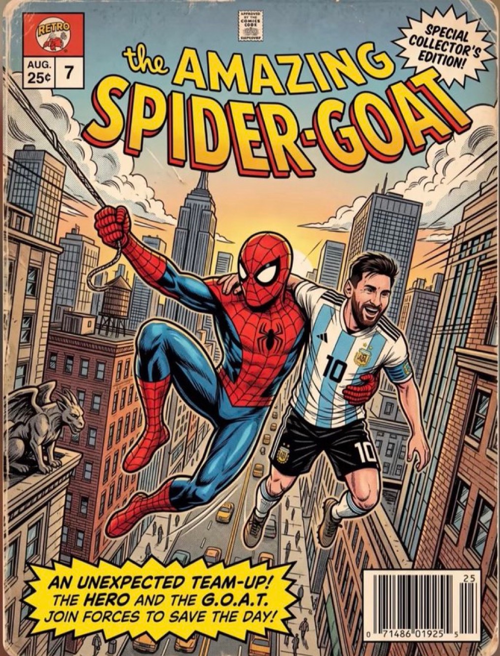 梅西  是的，总有一个宇宙是这样子的！the Amazing SPIDER-GO