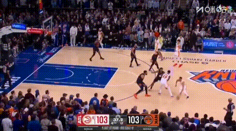 CJ关键球——尼克斯最后时刻翻车，1:1。
尼克斯末节被库明加打爆了，你敢信。C