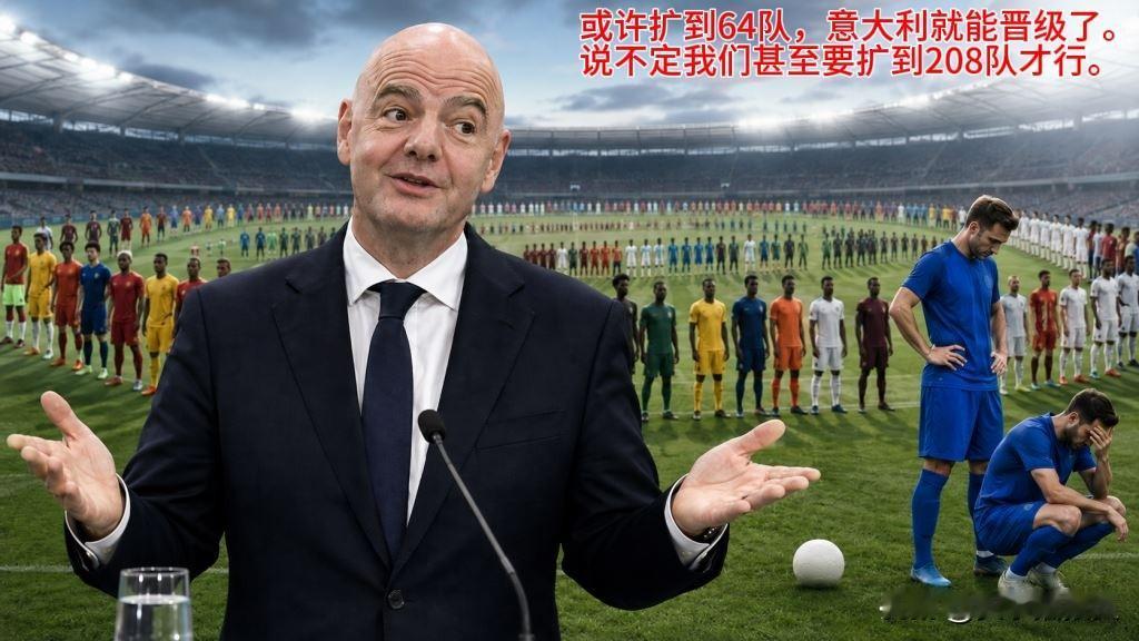 【意大利：我很生气】
谁惹意大利了？
国际足联主席因凡蒂诺！[我想静静]
6月1