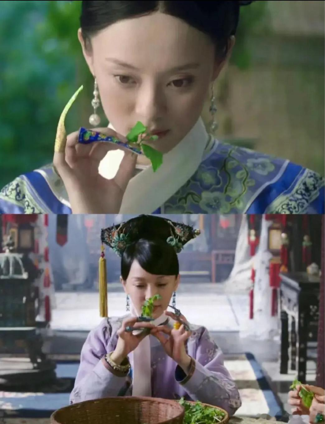 同样是闻薄荷，为什么甄嬛充满了故事感，而如懿就感觉很空洞[笑cry][笑cry]
