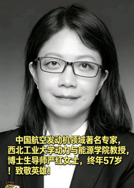 真的破防了，

3月24日。当所有人都在为张雪峰沸腾时，西工大博导严红，死磕航空