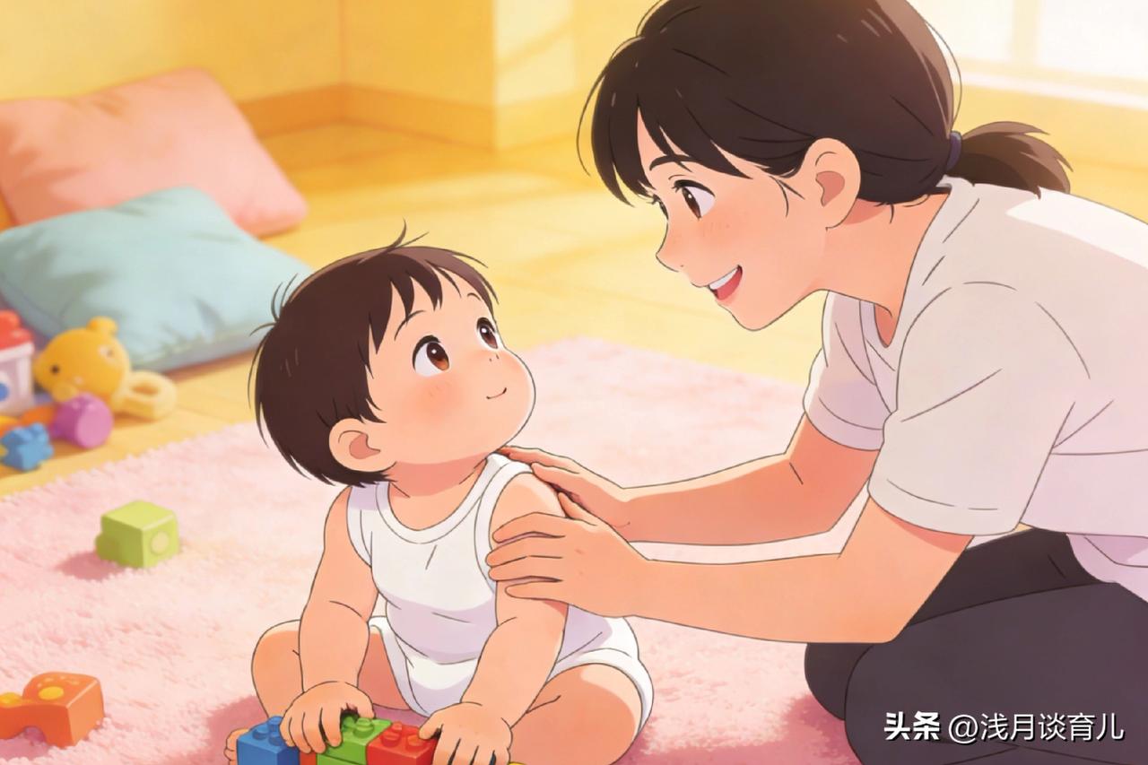 一岁多的宝宝，正处在懵懂又可爱的阶段。
不需要严厉教育，也不用复杂早教。
 
宝