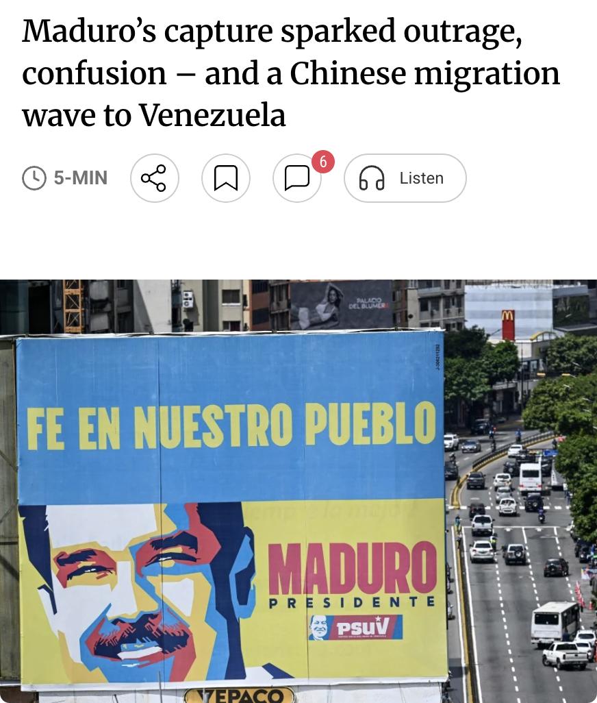 外媒：美国特种部队今年1月以贩毒罪名抓捕并强制引渡委内瑞拉前总统马杜罗后，尽管该