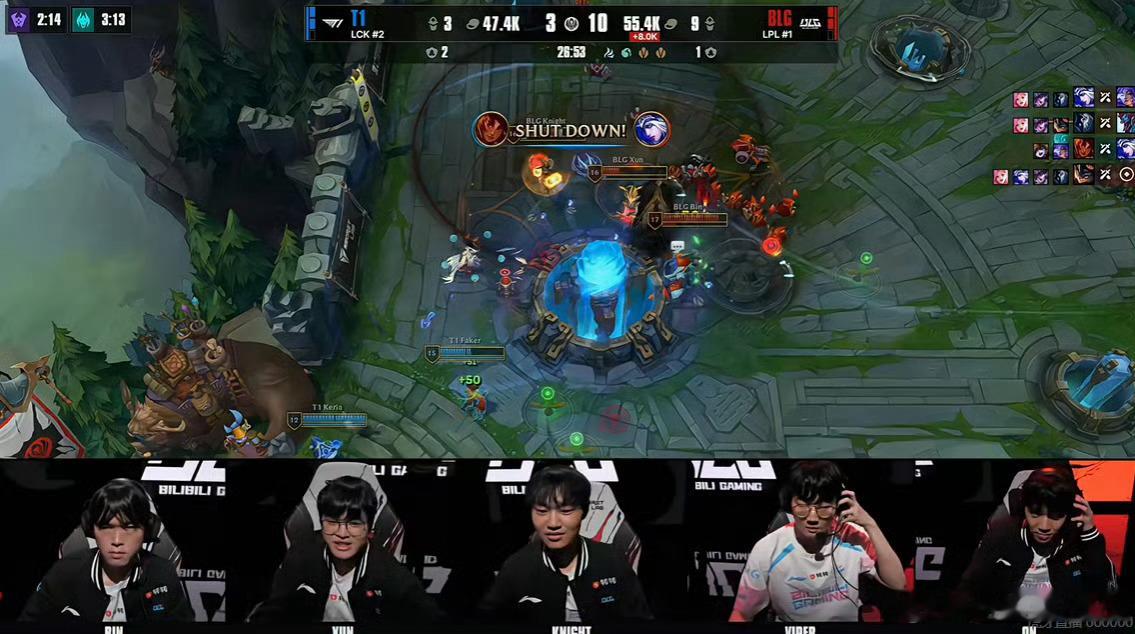 BLG战胜T1T1你记住，LPL 就像旱厕，你可以骑在头上拉屎无数次，但只要你掉