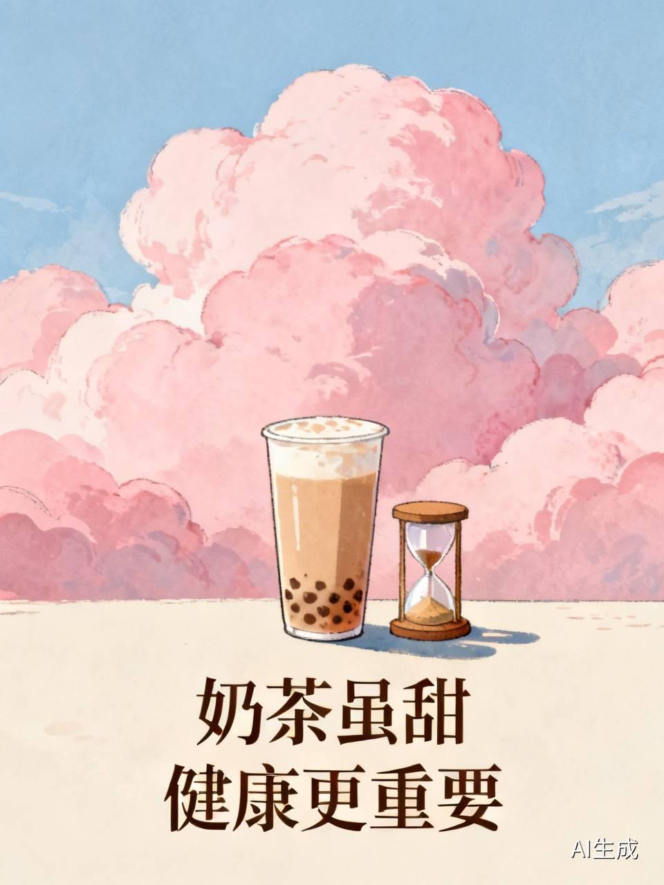 刷到17岁女生长期喝奶茶把脖子喝黑的新闻，我整个人瞬间攥紧了手里刚点的芋泥波波。