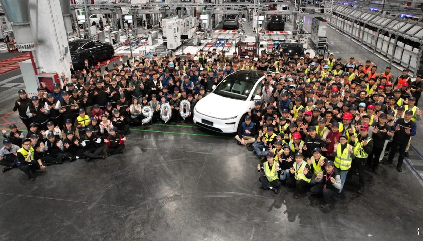 特斯拉全球第900万辆电动车下线 特斯拉的第900万辆电动汽车赶在今年结束之前下