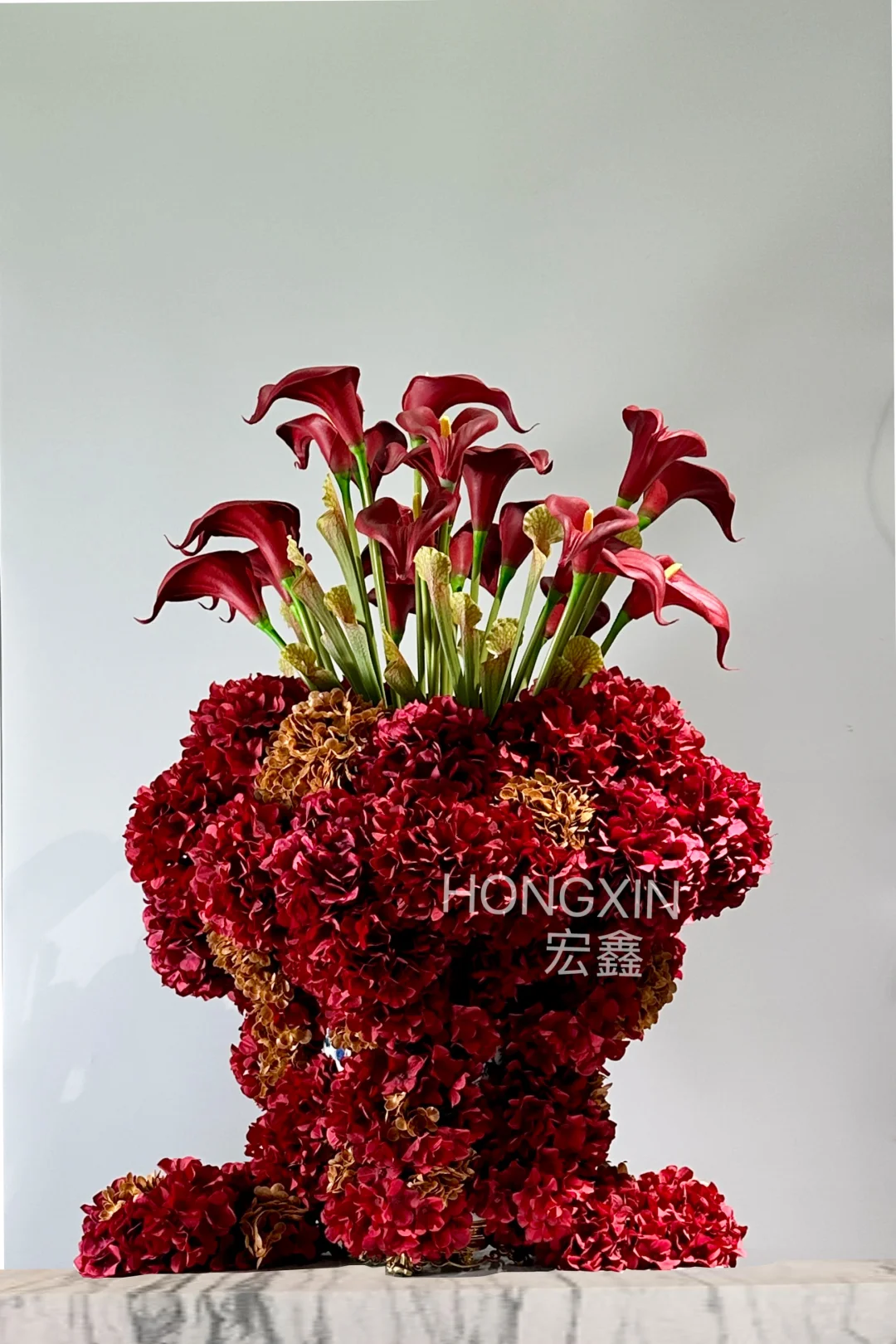 花还能这么“玩”？绝美红系花艺现身