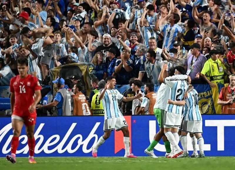 阿根廷赢10人瑞士为何不轻松 🇦🇷 鏖战120分钟，3-1险胜！阿根廷惊险挺
